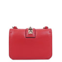 Valentino Garavani Pink Vitello Glam Lock Rockstud Mini Flap Bag