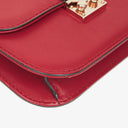 Valentino Garavani Red Glam Lock Rockstud Mini Flap Bag