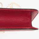 Valentino Garavani Red Glam Lock Rockstud Mini Flap Bag