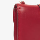 Valentino Garavani Red Glam Lock Rockstud Mini Flap Bag