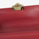 Valentino Garavani Red Glam Lock Rockstud Mini Flap Bag