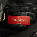 Valentino Garavani Rockstud Black Leather Mini Tote Bag