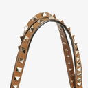Valentino Garavani Rockstud Small Brown Calfskin Tote Bag