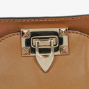 Valentino Garavani Rockstud Small Brown Calfskin Tote Bag