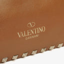 Valentino Garavani Rockstud Small Brown Calfskin Tote Bag