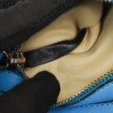 Valentino Garavani Small Rockstud Vitello Parrot Blue Tote Bag