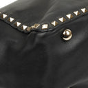 Valentino Garavani Vitello Rockstud Black Tote Bag