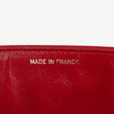 Vintage Chanel Classic Single Flap Bag In Red Quilted Lambskin With 24K Gold-Plated Hardware