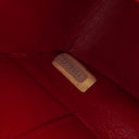 Vintage Chanel Classic Single Flap Bag In Red Quilted Lambskin With 24K Gold-Plated Hardware