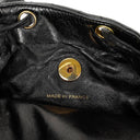 Vintage Chanel Small Duma CC Classic Black Quilted Lambskin Backpack With 24K Gold-Plated Hardware