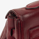 Vintage Hermès Kelly 32 Retourne In Burgundy H Box Calf With Gold Hardware