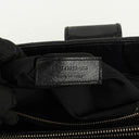 Yves Saint Laurent Classic Chevron Quilted Leather Monogram Black Shopping Tote Bag