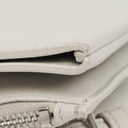 Yves Saint Laurent Grey Leather Pouch Line Mini Crossbody Bag
