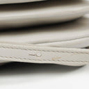 Yves Saint Laurent Grey Leather Pouch Line Mini Crossbody Bag