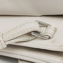 Yves Saint Laurent Grey Leather Pouch Line Mini Crossbody Bag