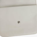 Yves Saint Laurent Grey Leather Pouch Line Mini Crossbody Bag