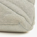 Yves Saint Laurent Grey Quilted Jersey Puffer Loulou Bag