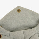 Yves Saint Laurent Grey Quilted Jersey Puffer Loulou Bag