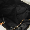 Yves Saint Laurent Grey Quilted Jersey Puffer Loulou Bag