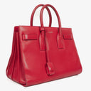 Yves Saint Laurent Red Leather Small Sac de Jour Bag