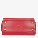 Yves Saint Laurent Red Leather Small Sac de Jour Bag