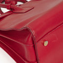 Yves Saint Laurent Red Leather Small Sac de Jour Bag