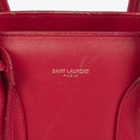 Yves Saint Laurent Red Leather Small Sac de Jour Bag