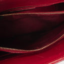 Yves Saint Laurent Red Leather Small Sac de Jour Bag