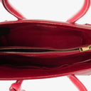 Yves Saint Laurent Red Leather Small Sac de Jour Bag