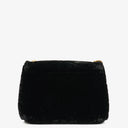 Yves Saint Laurent Velvet Y Quilted Monogram Small Loulou Chain Satchel Bag