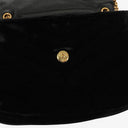Yves Saint Laurent Velvet Y Quilted Monogram Small Loulou Chain Satchel Bag