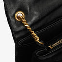 Yves Saint Laurent Velvet Y Quilted Monogram Small Loulou Chain Satchel Bag