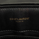Yves Saint Laurent Velvet Y Quilted Monogram Small Loulou Chain Satchel Bag
